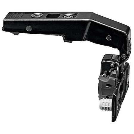 Heat Wave 95 deg Inset Blind Corner Press-in Clip Top otion Hinge, Black Onyx HE1075312